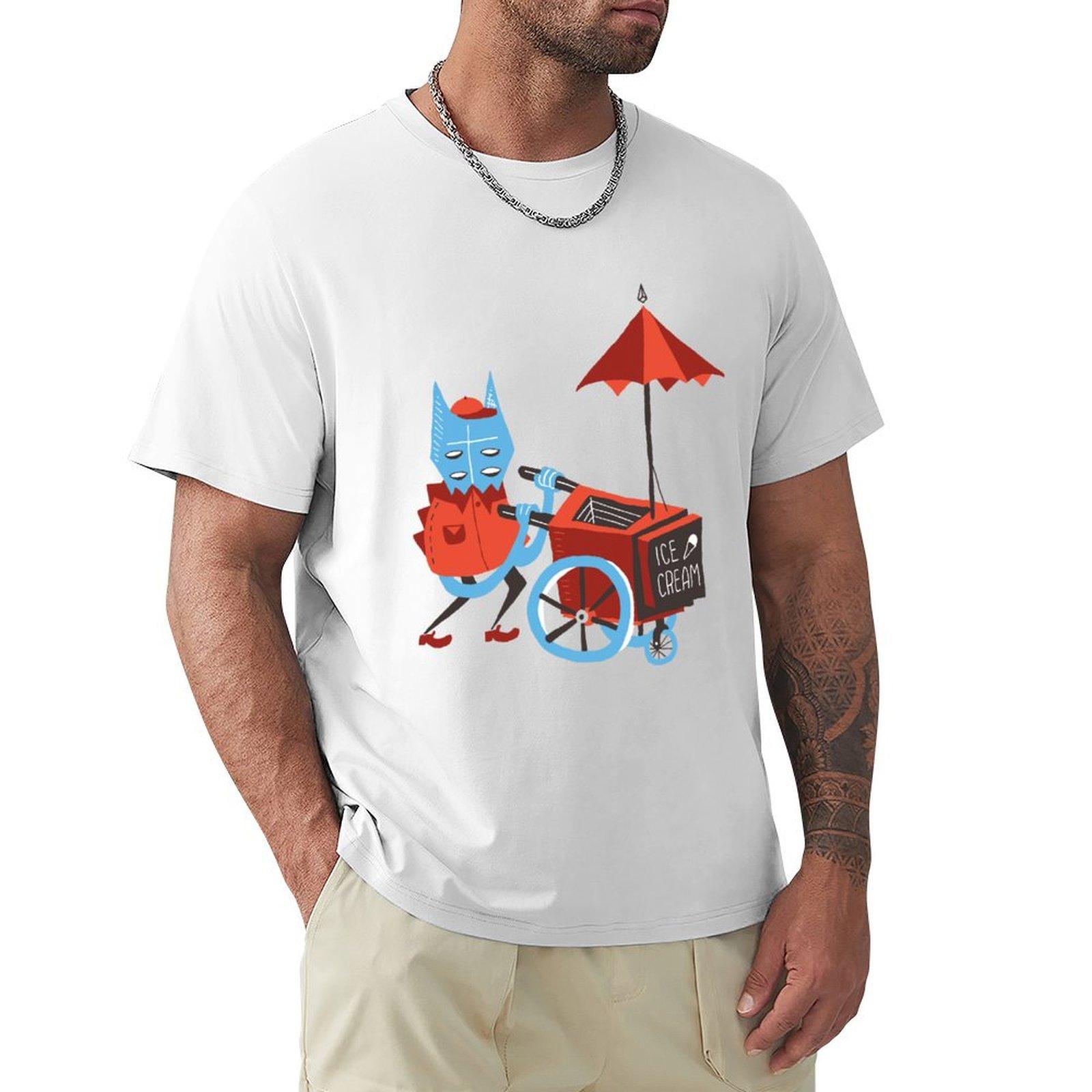 Ice Cream Beastie Tshirt Soft Antishrink Cotton Tee S