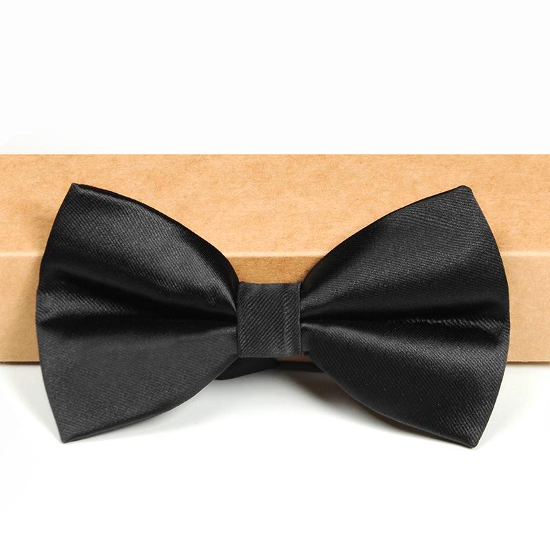 

Мужская бордово-черная бабочка - Корейский стиль, формальный свадебный аксессуар для жениха и свидетеля