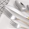 Spoons And Forks Set Reusable Silver Tableware Set Stainless Steel Kitchen Supplies Portable Western Silverware Set For Weddings