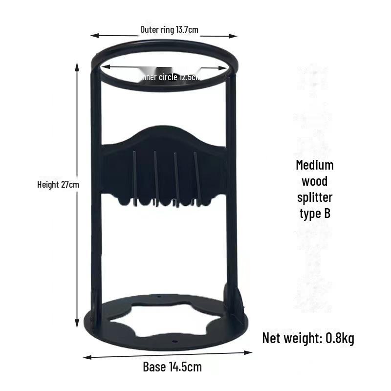 Manganese Steel Manual Firewood Splitter: Outdoor/Household Firewood Chopping Tool