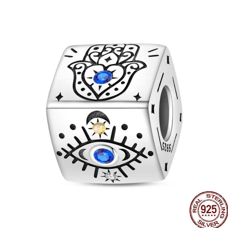 Miedziany Cyrkon Letnie Lody Ocean Wielka Seria Błyszczący Inkrustowany Cyrkon Wisiorek Pasuje do Bransoletki 3mm