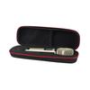 Tragbare Aufbewahrungstasche für Mikrofon, Einzelmikrofon-Organizer-Box, stoßfest, Reise-Tragetasche, Behältertasche
