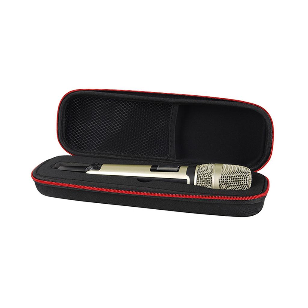 Tragbare Aufbewahrungstasche für Mikrofon, Einzelmikrofon-Organizer-Box, stoßfest, Reise-Tragetasche, Behältertasche