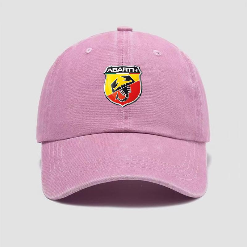 VEP1 Mode Auto Baseballkappe Schirmmütze Sonnenhut Unisex Verstellbarer Sonnenschutzhut Für Abarth Punto 124 500 595 695 500X 500e Zubehör
