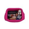 Knitted Cloud Clutch: Popular Woven Textured Makeup Bag