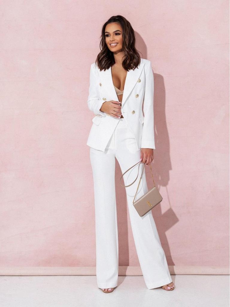 Women's Double-Breasted Professional Suit Set - Hot Sale
