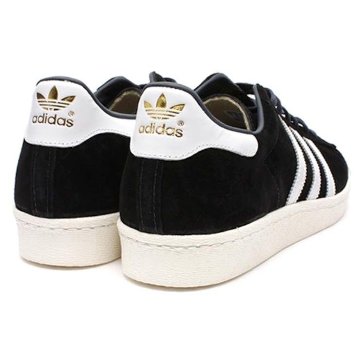 Adidas Superstar 80s Deluxe Suede Men Sneakers Black Core-Black Vintage-White B25961