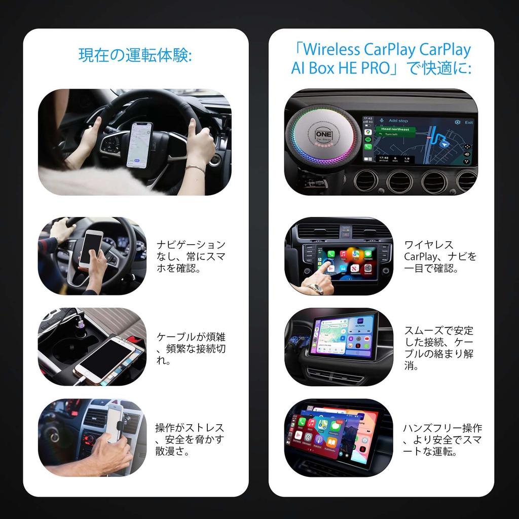Blossom Commemorative Authentic OneCarStereo Latest CarPlay AI Box He Pro Series with Android OTA HDMI Video Rear Seat Monitor Cable Technical