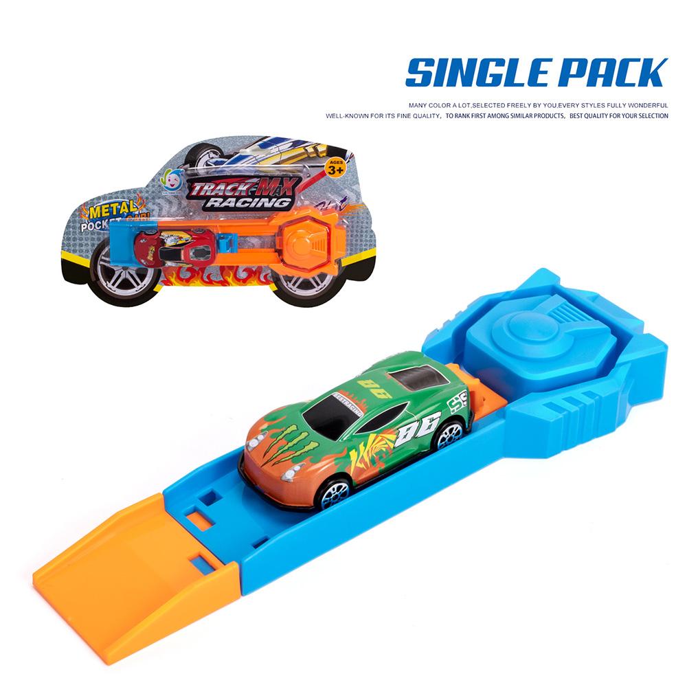 

Mini Metal Track Launcher Competitive Racing Game Developing Fine Motor Skills Christmas Birthday Gift for Boys Kids