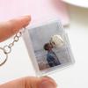 2 Inch Mini Photo Album Page Sequins Transparent Sequins Photo Card Holder Binders Albums Portable Key Chain