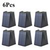 1~6Pack Solar Wall Lamp Warm Light Outdoor Waterproof Up and Down Luminous Lighting Balcony Yard Garden Decoration Lights