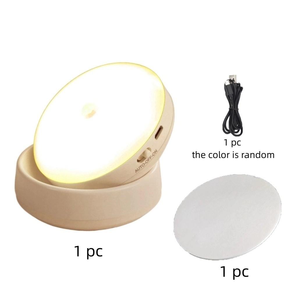 

360 Rotated LED Night Light USB Charging Wall Lamps Home Accessories Cabinet Light Under Cabinet жёлтый