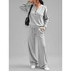 IHUASU Women's Fashion Casual Long Sleeve V Neck Pants Suits