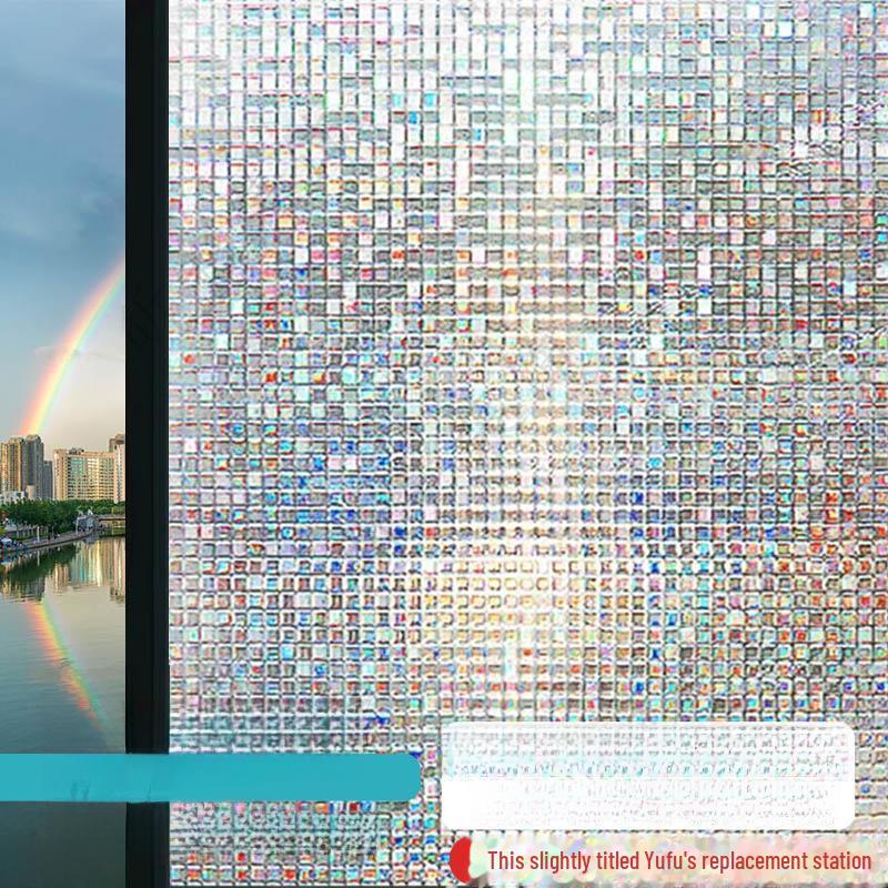 Light-transmitting Frosted Glass Stickers – Privacy Sunshade for Living Room & Bedroom Windows