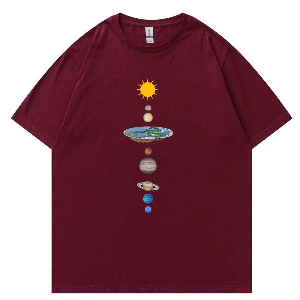 Космическая солнечная система с принтом планет — фото 13