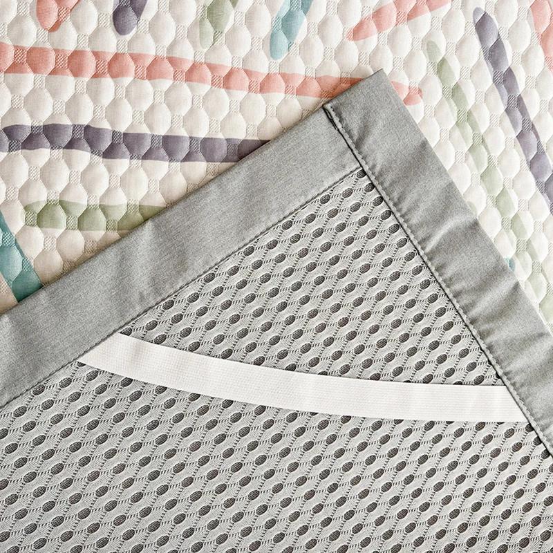 New Ice Beanie Washable Ice Silk Summer Printed Single Soft Summer Sleeping Mat