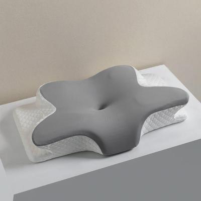 Butterfly Memory Foam Pillow - Ergonomic Horn-Shaped Traction Design for Adults