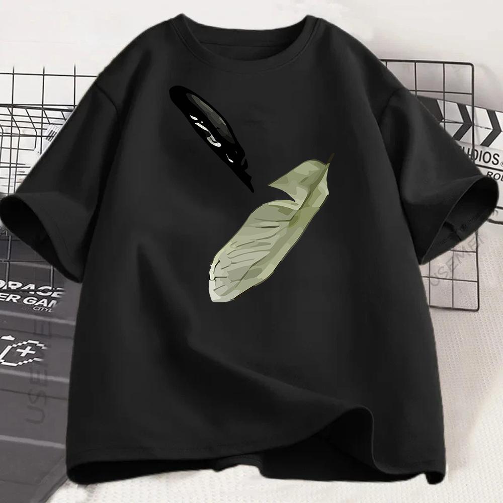 "Star" Print T Shirt  Crew Neck Comfortable Short Sleeve Tshirt Summer Cute Pullover Girls Boy T-Shirt  Women Clothing Tops