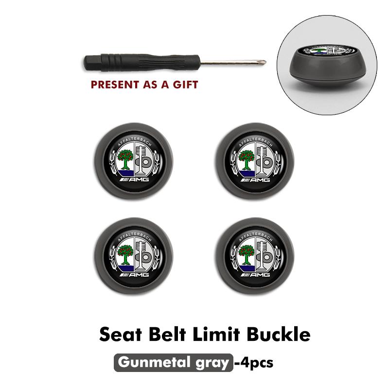 GLC GLB Car Seat Belt Limit Buckle Adjustable Nonslip Belt Clip Locator For Mercedes Benz AMG W202 W212 W213 W220 W221 W222 C18