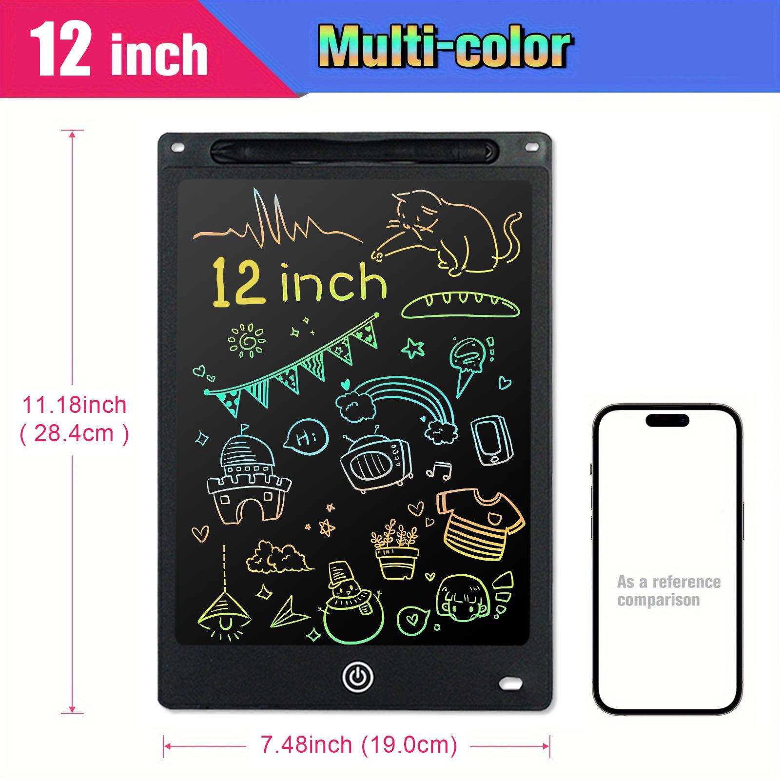 

12 inch Tablets Electronic Handwriting Pad Writing Board Drawing Tablet LCD Screen Writing Tablet Digital Graphic Toys for child чорний