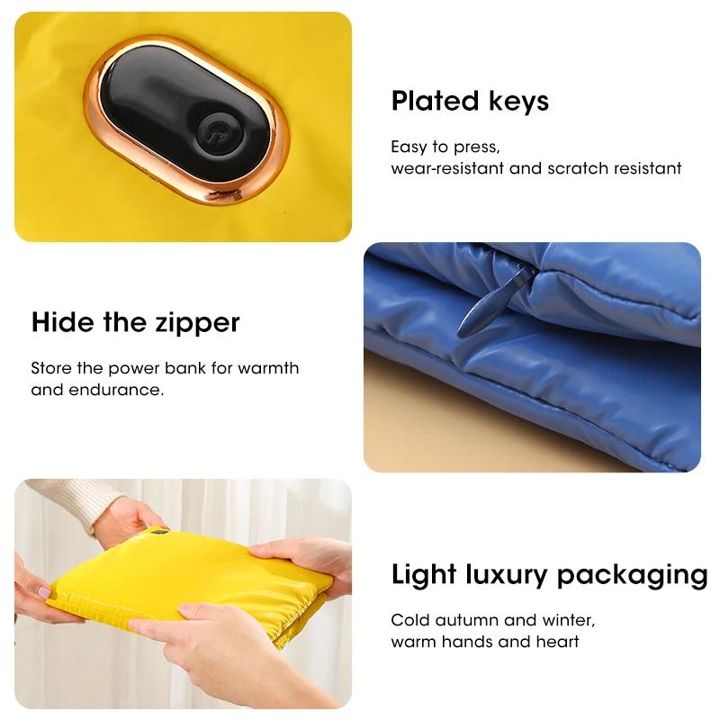 Electric Hand Warmer Home Electric Heating Pad Multifunctional Graphene Flannel Warm Hands and Feet Winter Warmth Fast Heating