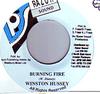 7inch Record WINSTON HUSSEY  Burning Fire NONE Razor Sound Jamaica Reggae Ska  Dub Used