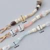 New Woman Bag Accessory Colorful Wood Resin Beads Handcrafted Wristband Acrylic Bag Chains Women Replacement Bag Handle Chain