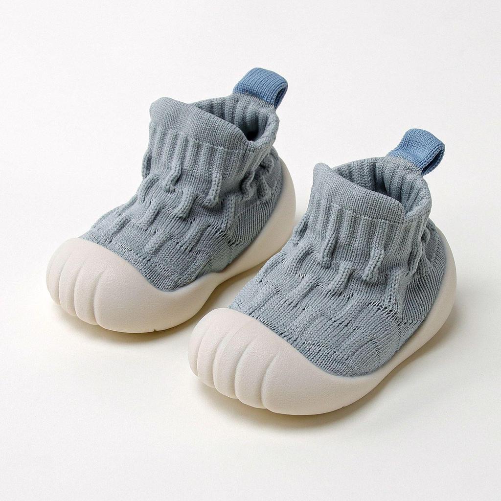 Soft Sole Baby Walker Shoes - Non-Slip, Anti-Kick Slip-On for Indoor Use, Ideal for Spring and Autumn