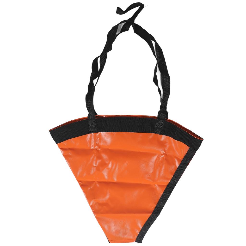 Drift Sock High Visibility Wind Resistant Orange Portable Tear Resistant Sea Anchor Drogue For Marine Boats Yachts