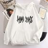 Women's Hooded Zip Up Loose Fit Long Sleeve Printed Butterfly Casual Cardigan Sweatshirt Jacket