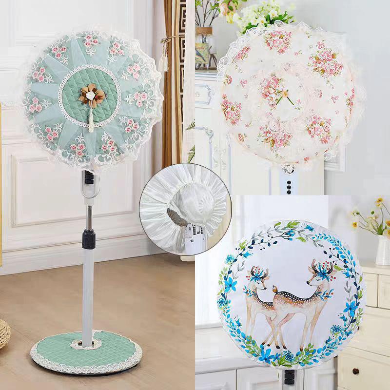 Round Desktop Electric Fan Protective Mesh Cover - Universal Fit