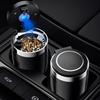 Portable Car Ashtray With Lid,LED Sealing Cigarettes Ash-Cup,Detachable Metal Car Ashtrays,Car Accessories,For Home Travel Use