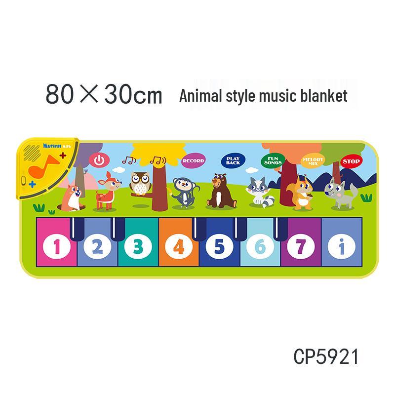 

2022 Детский обучающий коврик-пианино с музыкой животных: Детский танцевальный коврик-игрушка