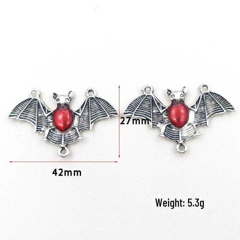 Antik Silber Gotischer Vampirfledermaus Verbindungsanhänger für DIY Schmuck