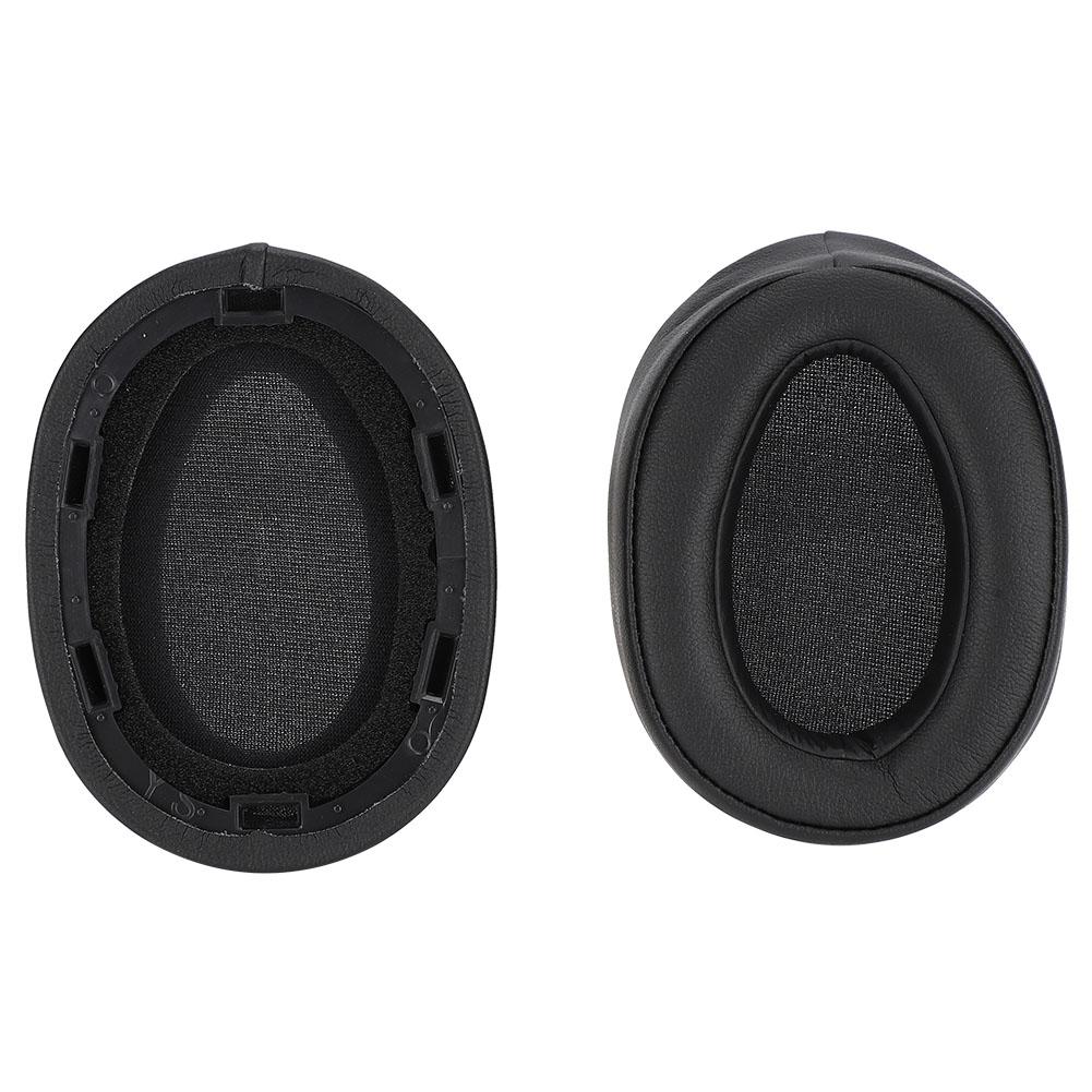 1 Pair Portable Protein Earphone Headset Replacement Earpads Accessory for Sony MDR 100ABNblack