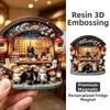 Shop Shape Refrigerator Magnet Resin Home Decoration Magnets Cute Refrigerator Decoration  Kitchen