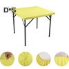 Square Fitted Table Cover 33.8 X 33.8 Inch Stretchable Tablecloth Elastic Cocktail Topper Tablecloth