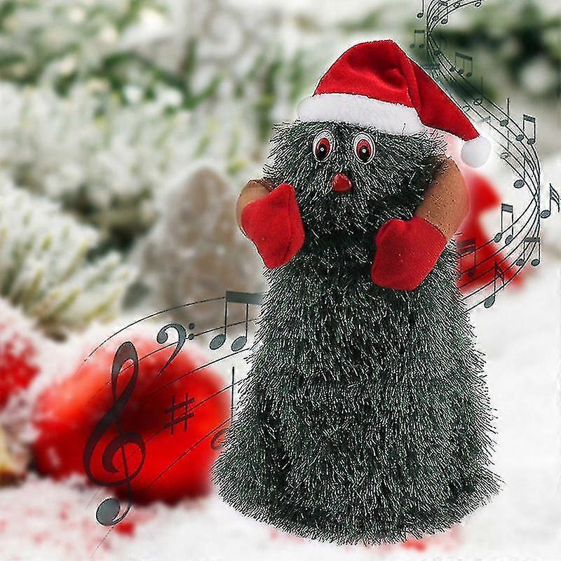 EVAGO Electric Rotating Dancing Singing Christmas Tree Santa Claus Ornament Xmas Toy Decor