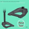 Lai Xiao Desktop Microphone Stand with Condenser Mic Shock Mount, Phone Holder, and Weighted Base