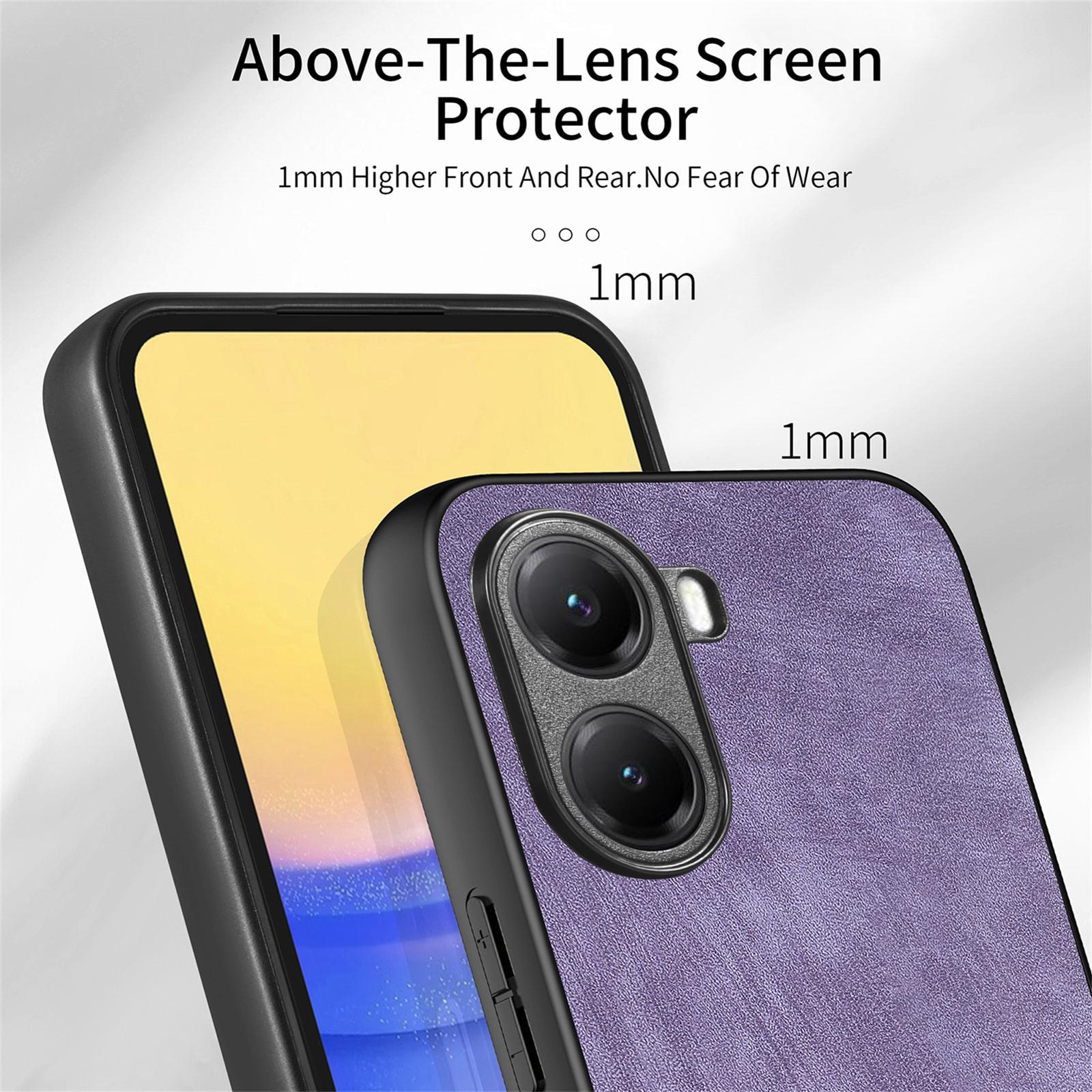 

For Xiaomi Poco X7 Pro 5G/Xiaomi Redmi Turbo 4 5G Case Shockproof Slim Retro Leather Phone Back Cover Blue