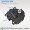 For Chevy Corvette Impala Buick Allure 2005-2009 2 Pins HVAC Blend Air Door Actuator 604-108 10325404 10356910 15142056 15249473