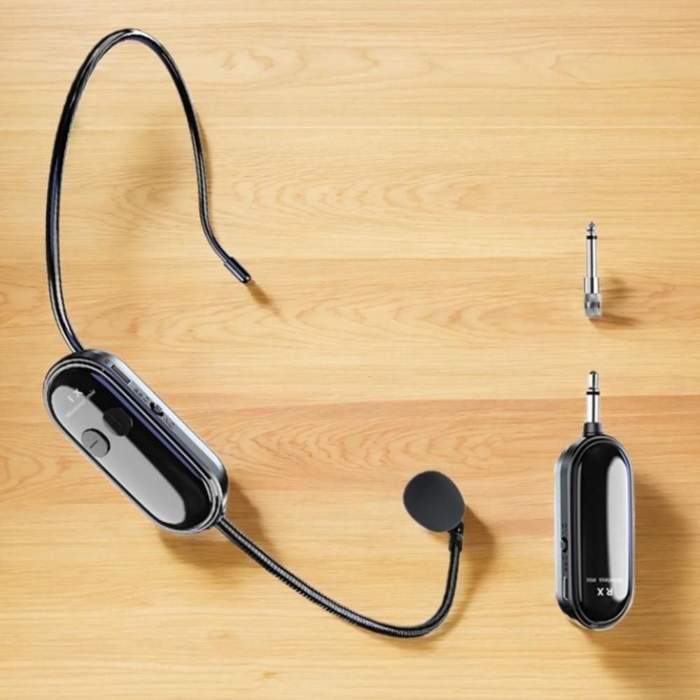 Long Range Headset Microphone 2 in 1 Microphone System Mic Wireless Microphone  Meeting