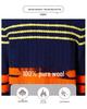 2025 Autumn/Winter Women's Round Neck Color Block Cable Knit Cardigan Sweater