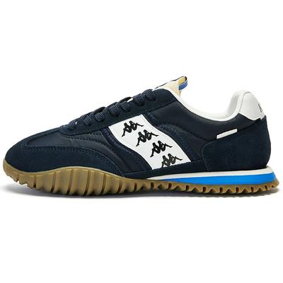 Retro Casual Shock Absorbing Breathable Low Top Training Shoes Unisex Sneakers Black Blue K0EW5MM22-906