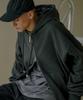 Ezkaton Inverted Crop Zip-Up Hoodie Deep Grey Shot6659