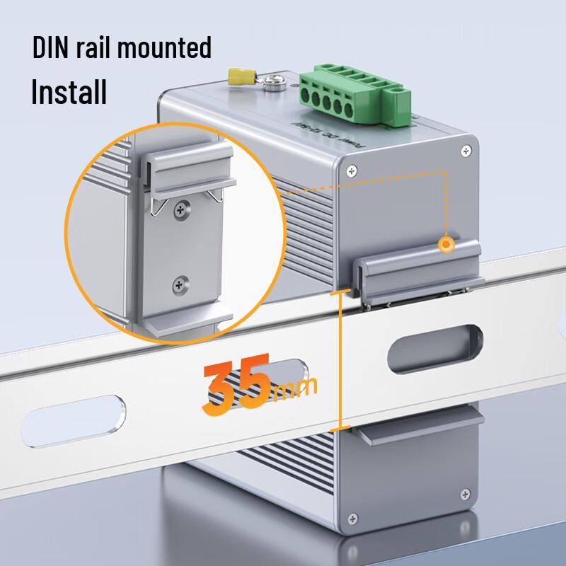 ADKON 8-Port 100Mbps Industrial PoE Switch