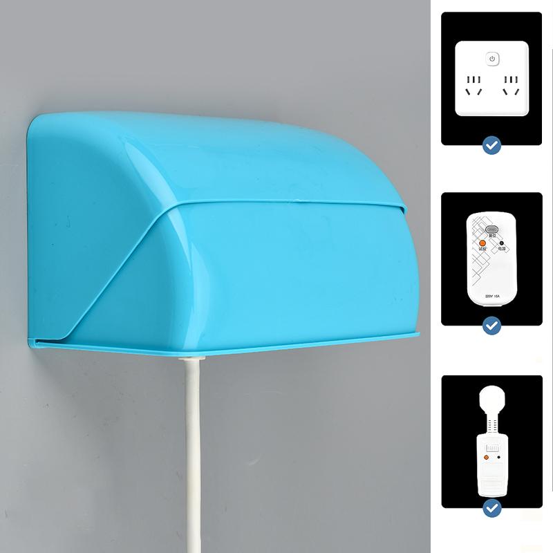 86 typ Wand Steckdose Wasserdichte Box Selbst-Adhesive Elektrische Stecker Abdeckung Bad Doppel Schalter Schutz Steckdose Spritzwassergeschützte Box