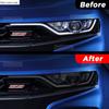 Car Headlight Protection Tint Anti-Scratch Protective Smoked Black Film TPU Stickers For Chevrolet Camaro 2016- Accessories