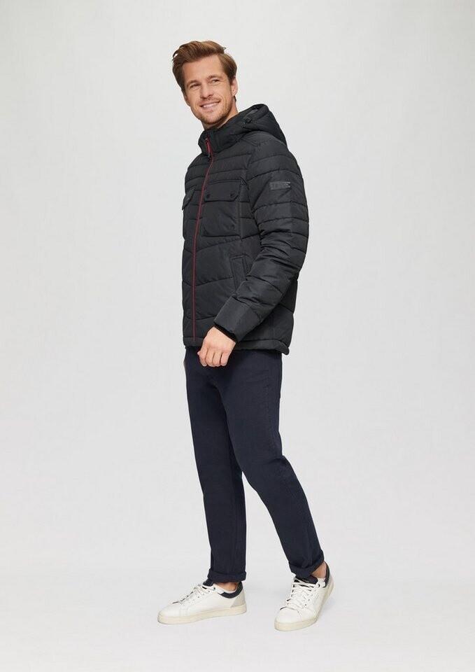 Зимняя куртка s.Oliver Стеганая куртка с отстегивающимся капюшоном черная 2150271.9999.