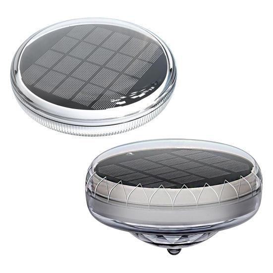 Lumière de Piscine Flottante Solaire avec Télécommande 12 Modes d'Éclairage Fonction Minuterie Étanche IP67 Lumière Flottante Solaire pour Piscines